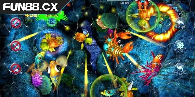 Bắn băng bi Tỷ Phú Đại Dương FUN88 tăng sát thương